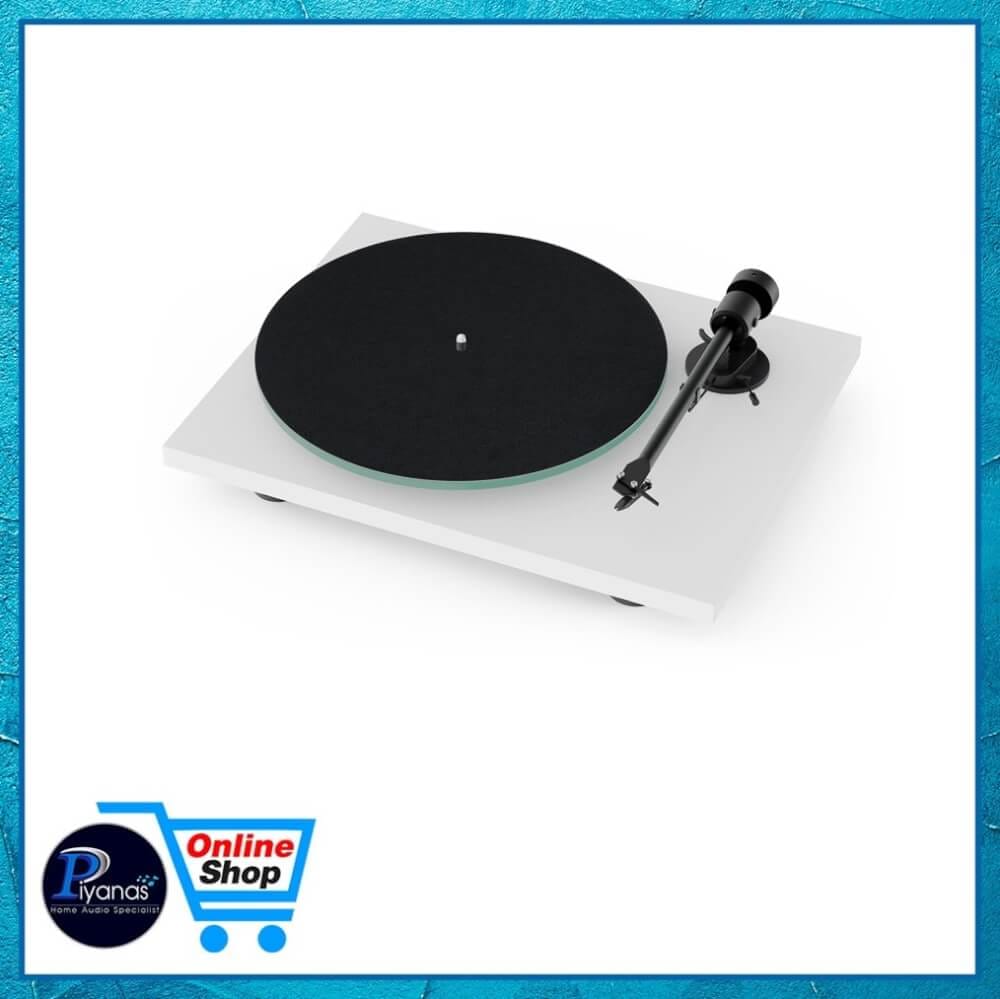 เครื่องเล่นแผ่นเสียง PROJECT:T-1 BLUETOOTH (พร้อมหัวเข็ม ORTOFON รุ่น OM5E) (สีขาว)